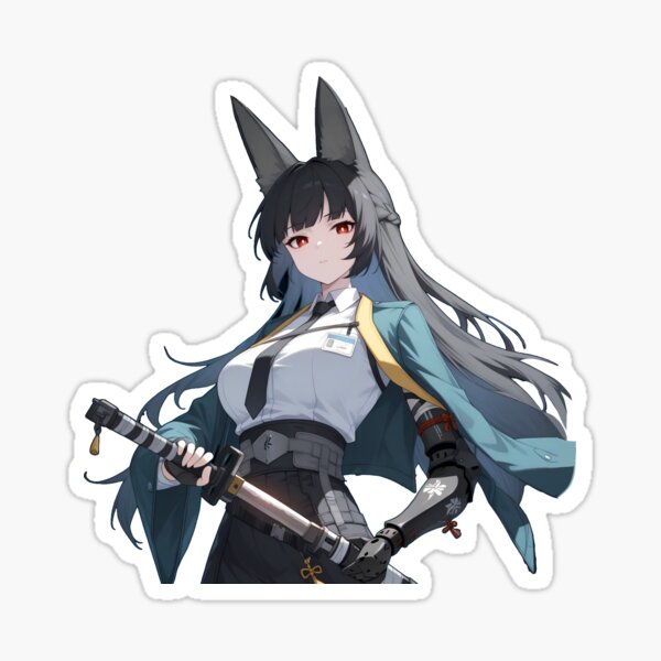Vista previa del artículo con la obra «Pegatinas de Hoshimi Miyabi Zenless Zone Zero Calcomanías Miyabi ZZZ Estuche Waifu V05», diseñado y vendido por ItemWaifuArt.