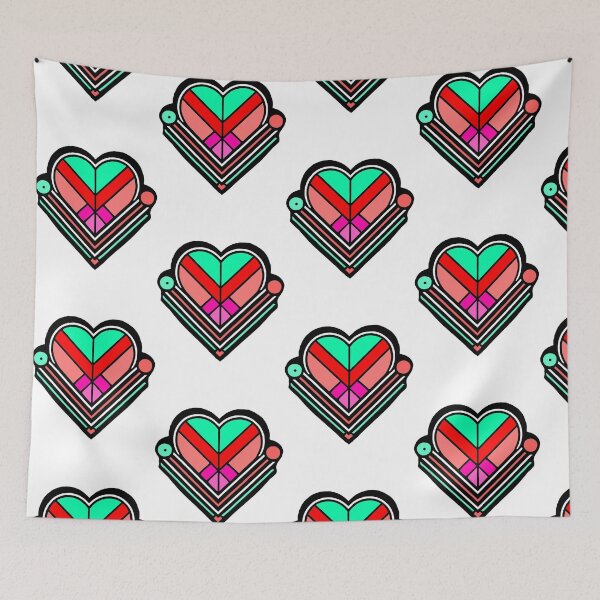 Item preview, Colorful hearts designed and sold by TKLshop.