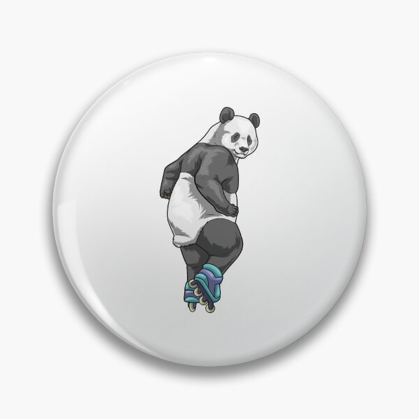 Item preview, Panda Inline skating Roller skates designed and sold by Snabdesign84.