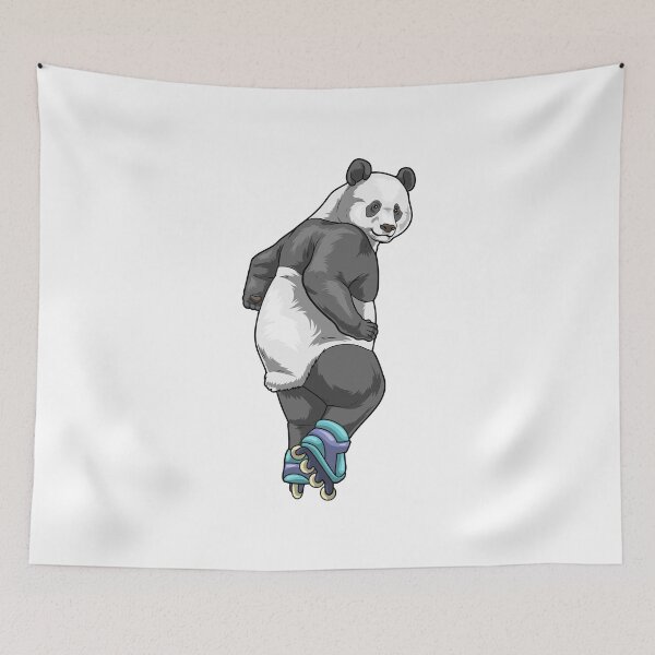 Item preview, Panda Inline skating Roller skates designed and sold by Snabdesign84.