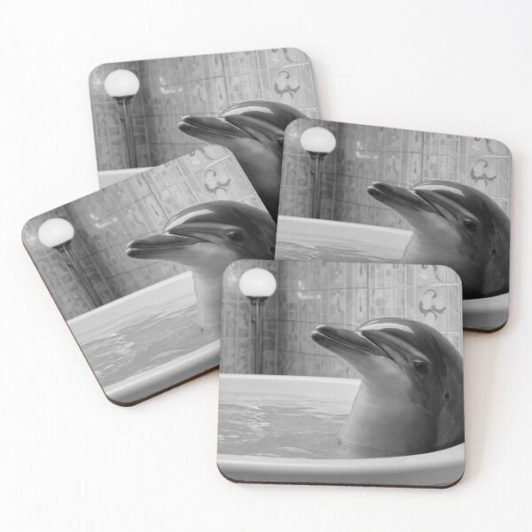 Item preview, Dolphin Relaxing in Bathtub designed and sold by vk09.