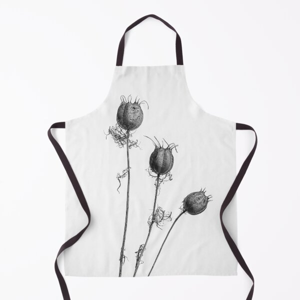 Item preview, Love in a Mist Seed Heads Monochrome designed and sold by Phillip Dove Photography.