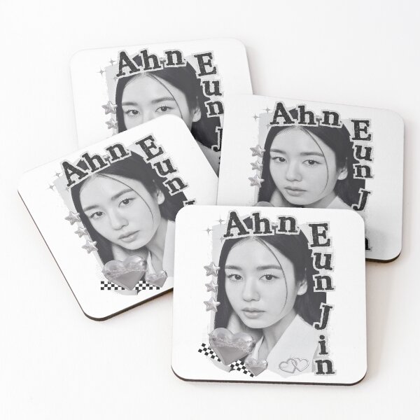 Item preview, Ahn Eun-jin Korean Actress Black and White Collage Design designed and sold by AJUNICE STUDIO.