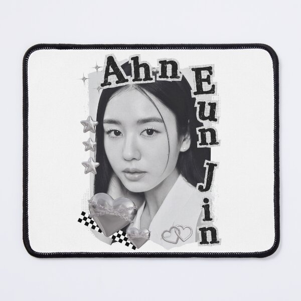 Item preview, Ahn Eun-jin Korean Actress Black and White Collage Design designed and sold by AJUNICE STUDIO.