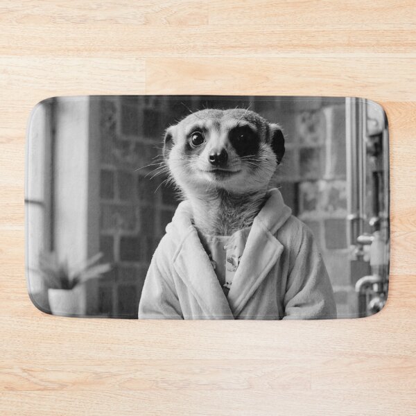 Item preview, Adorable Meerkat in Bathrobe designed and sold by vk09.