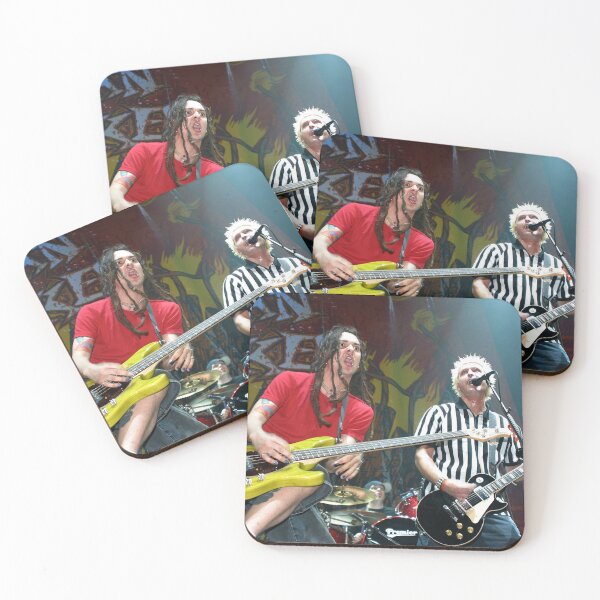 Item preview, Roger Lima and Chris DeMakes - Less Than Jake - Photograph designed and sold by ConcertImages.
