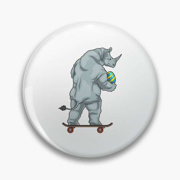 Item preview, Rhino Easter Easter egg Skateboard designed and sold by Snabdesign84.