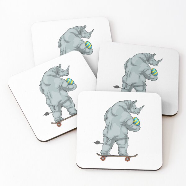 Item preview, Rhino Easter Easter egg Skateboard designed and sold by Snabdesign84.