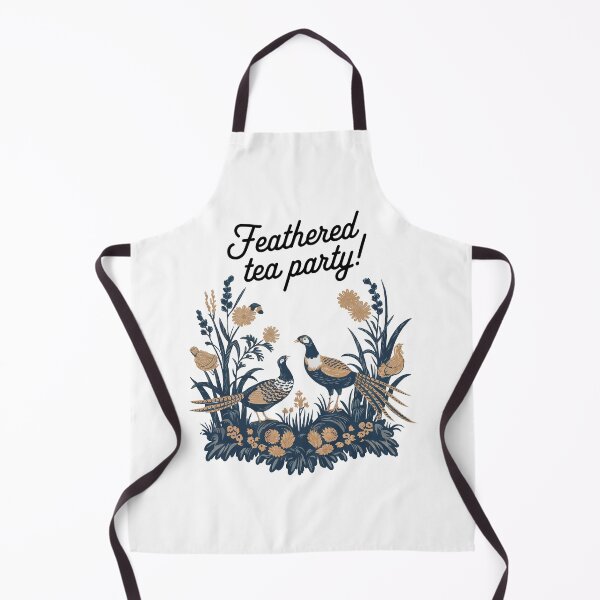 Item preview, Feathered tea party! designed and sold by bosilvercat.