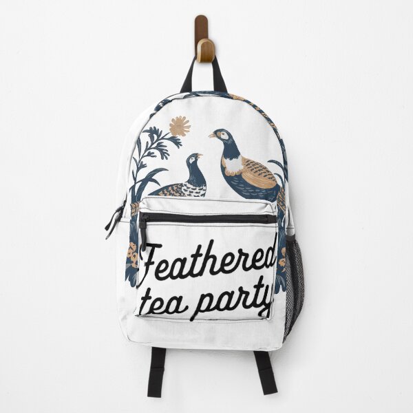 Item preview, Feathered tea party! designed and sold by bosilvercat.