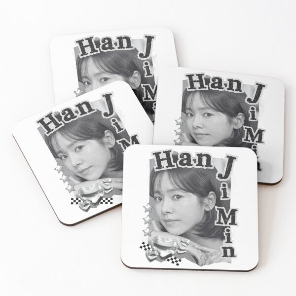 Item preview, Han Ji-min Korean Actress Black and White Scrapbook Collage Design designed and sold by AJUNICE STUDIO.
