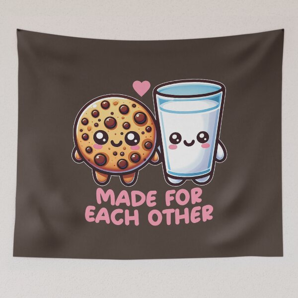 Item preview, Milk And Cookie: Made For Each Other designed and sold by Lisetta Collection.