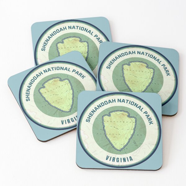 Item preview, Souvenir Map - Shenandoah National Park designed and sold by Willz Designz.