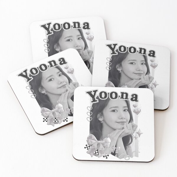 Item preview, Yoona Korean Actress Black and White Collage Design designed and sold by AJUNICE STUDIO.