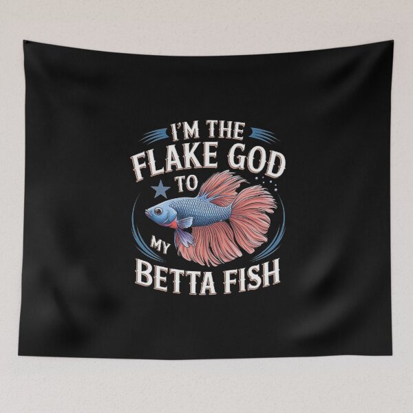 Item preview, Betta Fish Illustration with Bold Flare and Vibrant Colors designed and sold by love3617.
