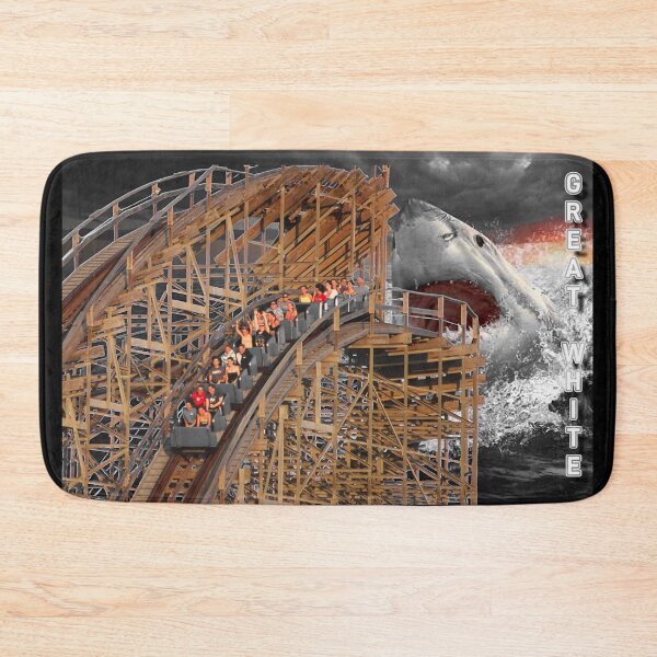 Item preview, Great White Rollercoaster @ Morey's Piers Wildwood NJ, Custom Image designed and sold by coasterjamin24.