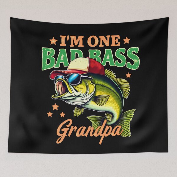 Item preview, I'm one bad bass grandpa designed and sold by VividDripCo.