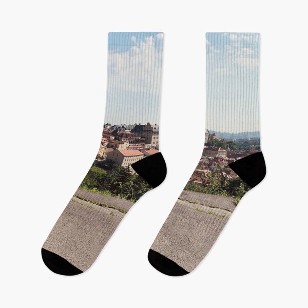 Item preview, View on Prague Old Town from Petrin Hill Park designed and sold by Quoppidou.