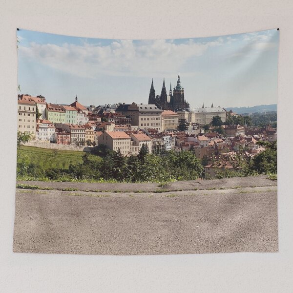 Item preview, View on Prague Old Town from Petrin Hill Park designed and sold by Quoppidou.