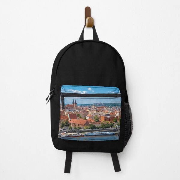 Item preview, View from Above of Prague Old Town River on a Sunny Day designed and sold by Quoppidou.