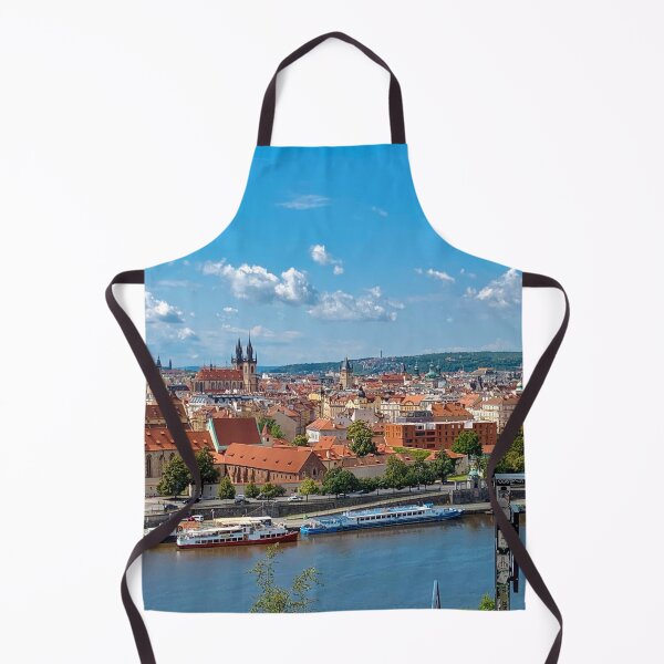Item preview, View from Above of Prague Old Town River on a Sunny Day designed and sold by Quoppidou.