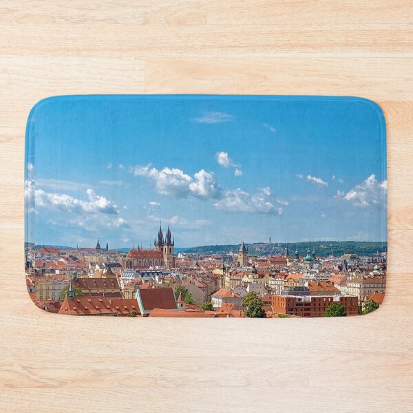 Item preview, View from Above of Prague Old Town River on a Sunny Day designed and sold by Quoppidou.