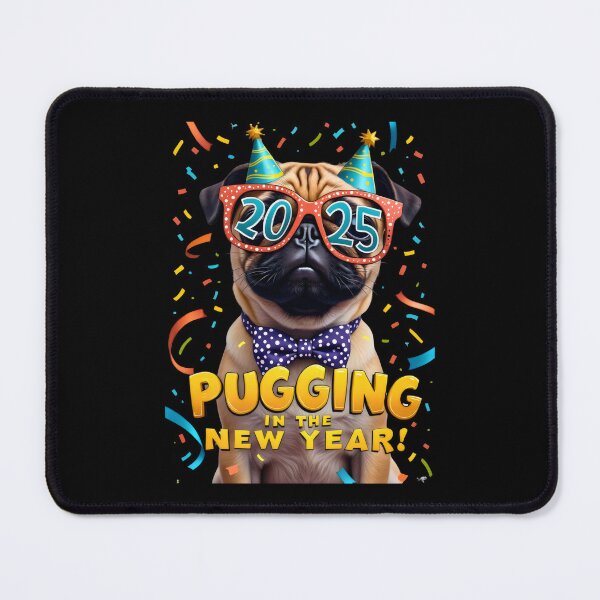 Item preview, pugging in the new year happy new year 2025 designed and sold by VividDripCo.