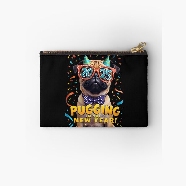 Item preview, pugging in the new year happy new year 2025 designed and sold by VividDripCo.