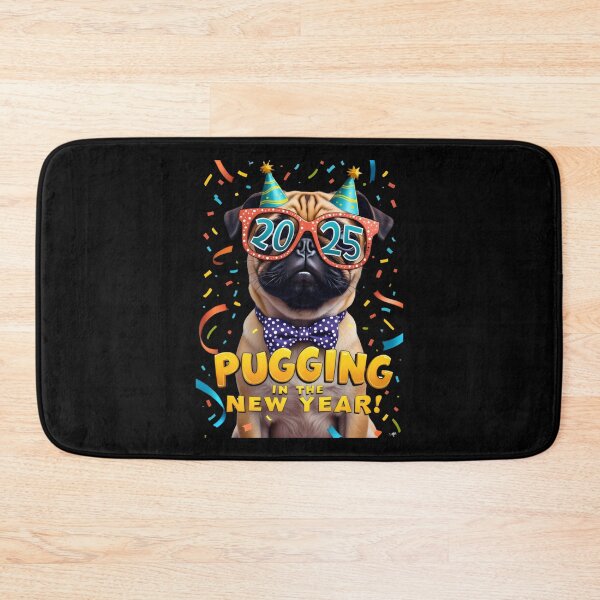 Item preview, pugging in the new year happy new year 2025 designed and sold by VividDripCo.