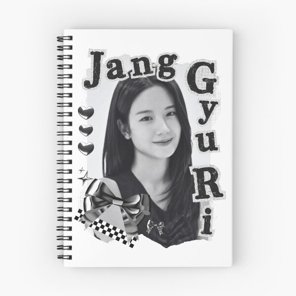 Item preview, Jang Gyu-ri  Korean Actress Black and White Scrapbook Collage Design designed and sold by AJUNICE STUDIO.