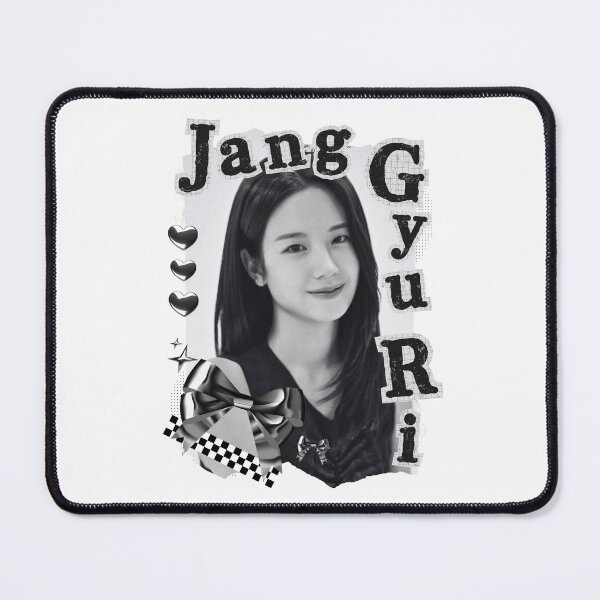 Item preview, Jang Gyu-ri  Korean Actress Black and White Scrapbook Collage Design designed and sold by AJUNICE STUDIO.