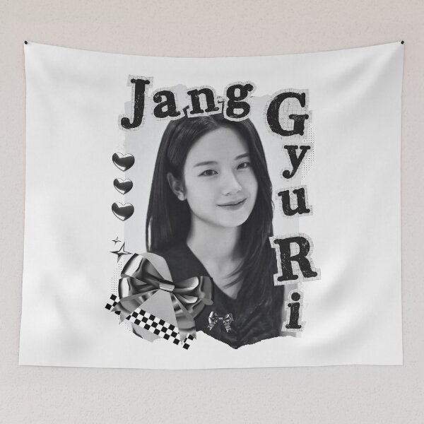 Item preview, Jang Gyu-ri Korean Actress Black and White Scrapbook Collage Design designed and sold by AJUNICE STUDIO.