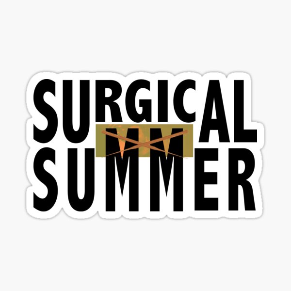 Surgical Summer Sticker