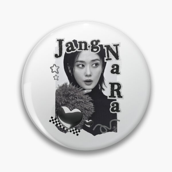 Artikelvorschau, Jang Na-ra, koreanische Schauspielerin, Schwarz-Weiß-Collage-Design entworfen und verkauft von AJUNICE STUDIO.