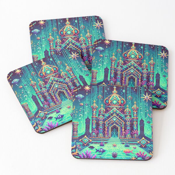 Item preview, Underwater Temple Reloaded Premium Trendy Best Gift designed and sold by Imaginarium of Chaos falcon88 .