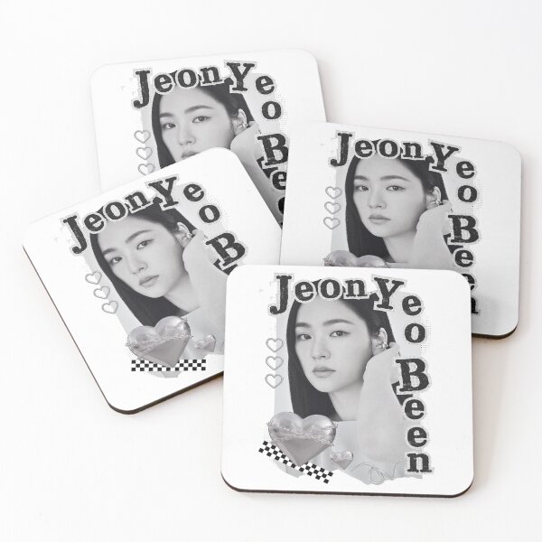 Item preview, Jeon Yeo-been Korean Actress Black and White Collage Design designed and sold by AJUNICE STUDIO.