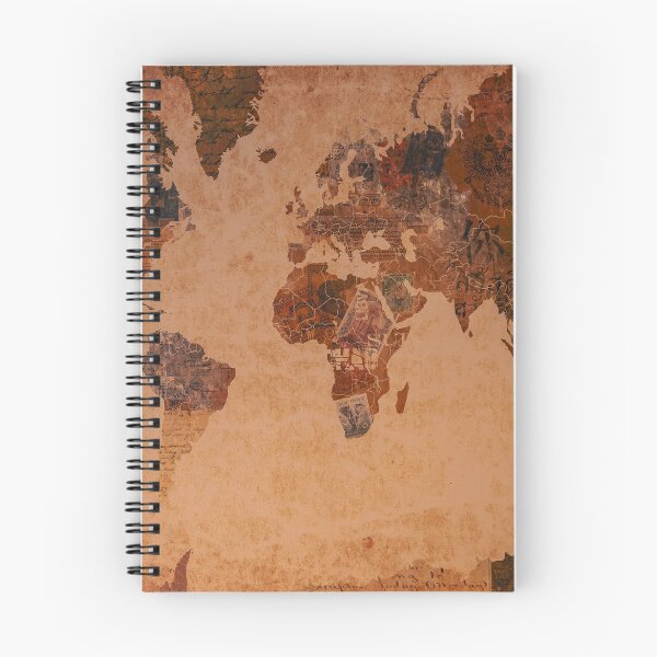 Item preview, Vintage Collage Style World Map photo remake designed and sold by Craig Kauzmann.