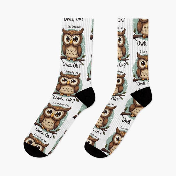 Item preview, I Just Really Like Owls Ok? Funny Owl Lovers designed and sold by ArtFromBeyond.