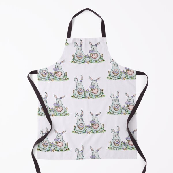 Item preview, watercolors illustrations Garden Friends: Bunnies and Hedgehogs designed and sold by NelenaArt.