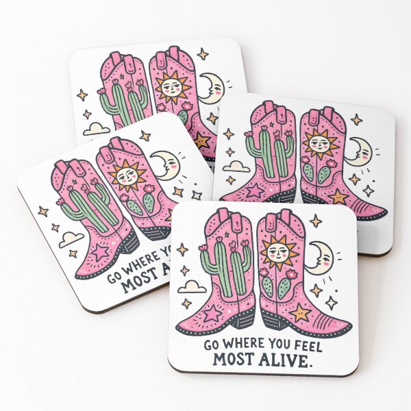 Item preview, Cowboy Boot GO WHERE YOU FEEL MOST ALIVE designed and sold by erkinmaddison.