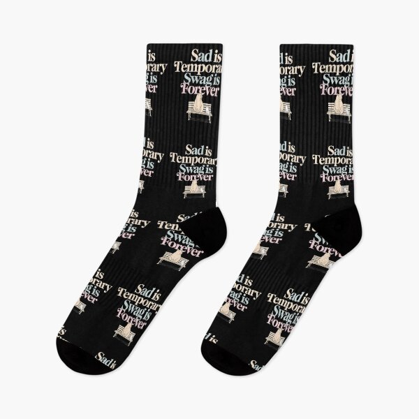 Item preview, Sad Is Temporary Swag Is Forever - It's a funny gift for anyone who appreciates humor, positivity, and a touch of style. designed and sold by ZyziowskyArt.