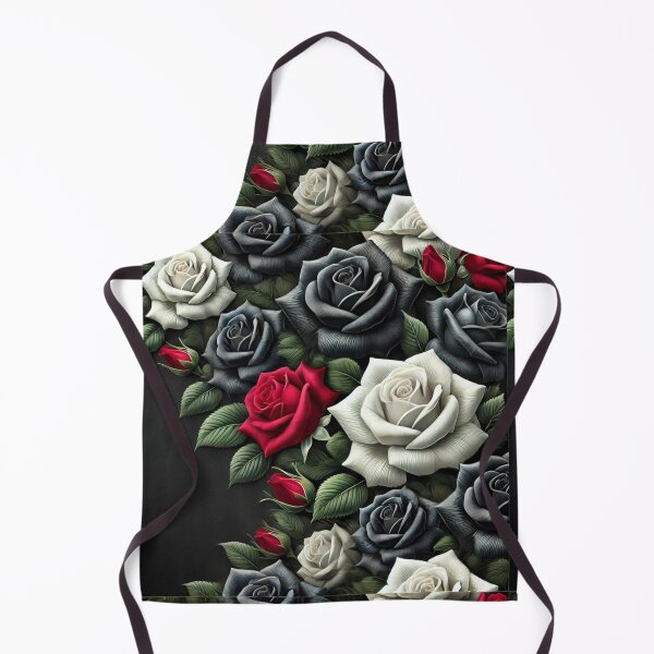 Item preview, Elegance in Bloom: Black, Red, and White Roses designed and sold by Meta2Physical.
