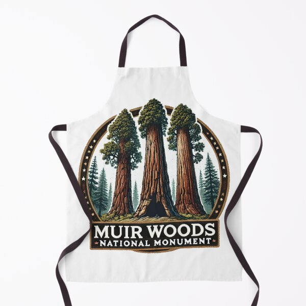 Item preview, Muir Woods National Monument Large Tree Trunks Emblem designed and sold by erkinmaddison.