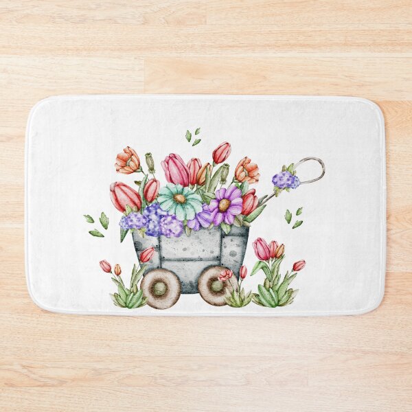 Item preview, watercolors  illustrations  Garden Friends: Bunnies and Hedgehogs designed and sold by NelenaArt.