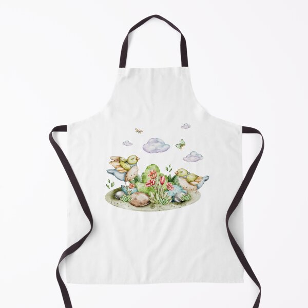 Item preview, watercolors illustrations Charming Critters in the Garden designed and sold by NelenaArt.