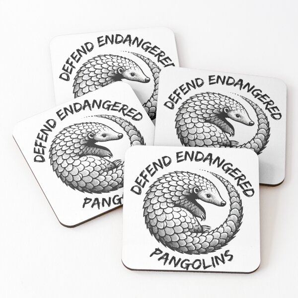 Item preview, Defend Endangered Pangolins designed and sold by figandroseco.