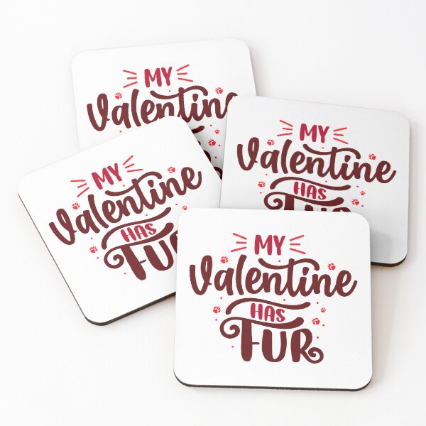 Item preview, My Valentine Has Fur - Pet Lover's Valentine's Design designed and sold by CleanDecor.