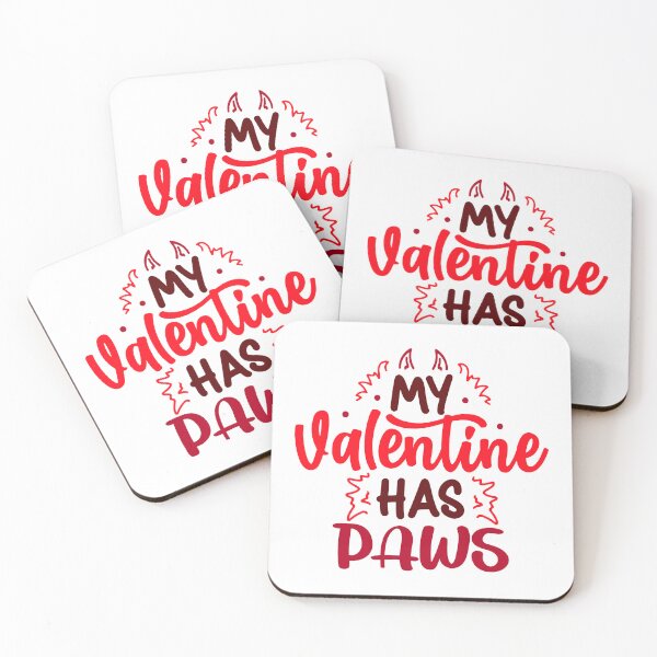 Item preview, My Valentine Has Paws - Pet Lover's Valentine's Design designed and sold by CleanDecor.