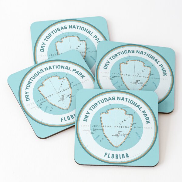 Item preview, Mapa de recuerdo - Parque Nacional Tortugas Secas designed and sold by Willz Designz.