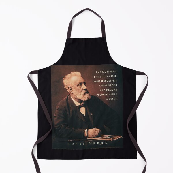 Item preview, Citation de Jules Verne: La réalité nous livre des faits si romanesques que l'imagination elle-même ne pourrait rien y ajouter. designed and sold by artbleed.